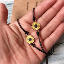 Load image into Gallery viewer, &quot;Together Forever&quot; Sunflower Bracelet Set
