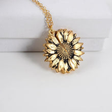 Load image into Gallery viewer, &quot;You Are My Sunshine&quot; Sunflower Necklace
