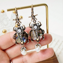 Load image into Gallery viewer, &quot;Dancing Beetle&quot; Earring Set
